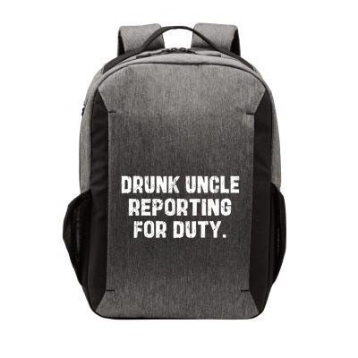 Drunk Uncle Reporting For Duty Fuuny Vector Backpack