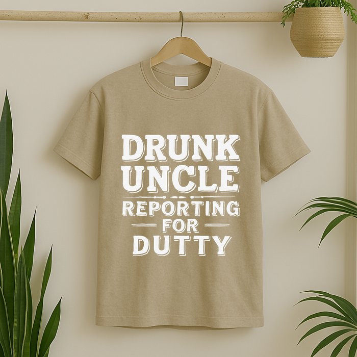 Drunk Uncle Reporting For Duty T-Shirt