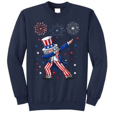 Dabbing Uncle Sam Fireworks 4th Of July Funny Sweatshirt