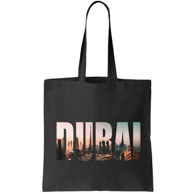 Dubai Uae Skyline Urban Photography Font Bag
