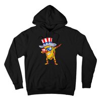 Dabbing Uncle Sam Taco 4th Of July Hoodie