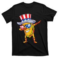 Dabbing Uncle Sam Taco 4th Of July T-Shirt