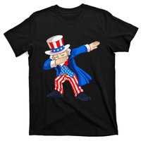 Dabbing Uncle Sam 4th of July Funny Dab Dance T-Shirt