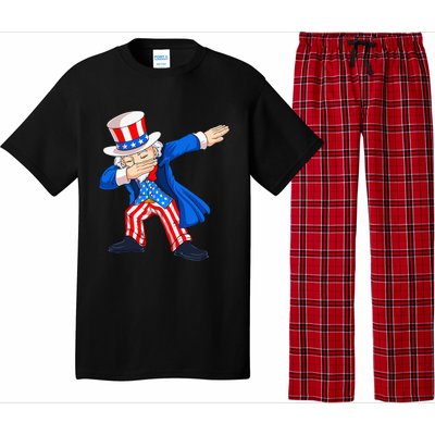 Dabbing Uncle Sam 4th of July Funny Dab Dance Pajama Set