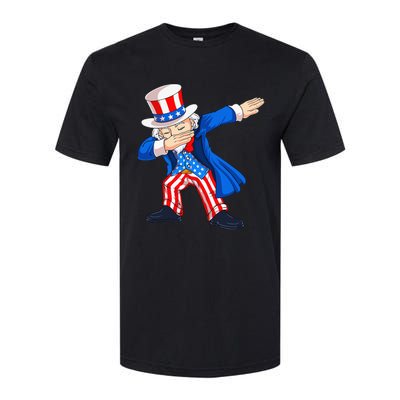 Dabbing Uncle Sam 4th of July Funny Dab Dance Softstyle CVC T-Shirt