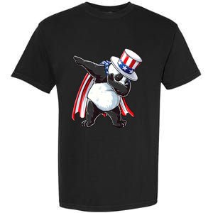 Dabbing Uncle Sam Panda 4th Of July Garment-Dyed Heavyweight T-Shirt