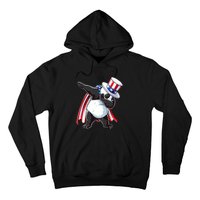 Dabbing Uncle Sam Panda 4th Of July Hoodie