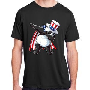 Dabbing Uncle Sam Panda 4th Of July Adult ChromaSoft Performance T-Shirt