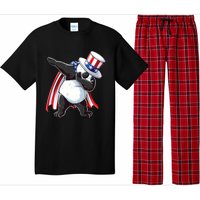 Dabbing Uncle Sam Panda 4th Of July Pajama Set