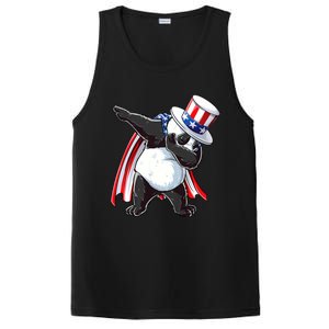 Dabbing Uncle Sam Panda 4th Of July PosiCharge Competitor Tank