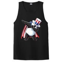 Dabbing Uncle Sam Panda 4th Of July PosiCharge Competitor Tank