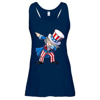 Dabbing Uncle Sam 4th Of July Funny Dab Dance Ladies Essential Flowy Tank