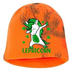 Dabbing Unicorn St PatrickS Day Irish Lepricorn Cute Gift Kati - Camo Knit Beanie