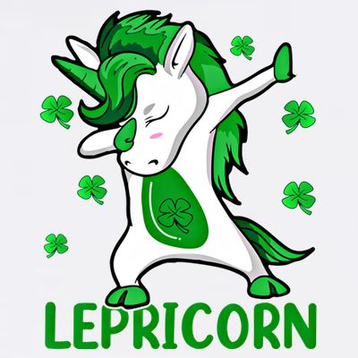 Dabbing Unicorn St PatrickS Day Irish Lepricorn Cute Gift T-Shirt