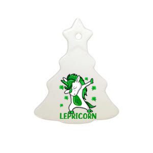 Dabbing Unicorn St PatrickS Day Irish Lepricorn Cute Gift Ceramic Tree Ornament