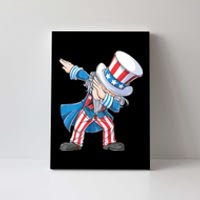 Dabbing Uncle Sam 4th Of July Funny Dab Dance Canvas