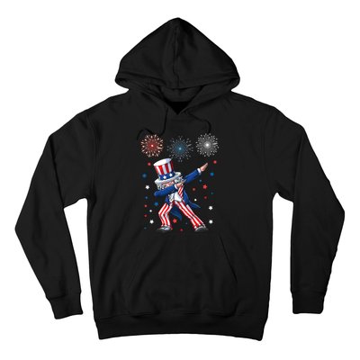 Dabbing Uncle Sam Fireworks 4th Of July Funny Dab Dance Hoodie