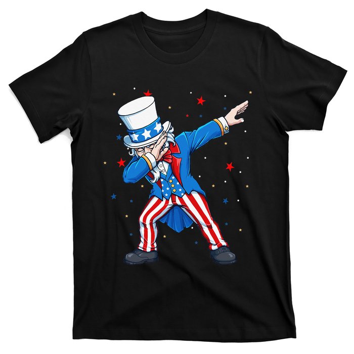 Dabbing Uncle Sam 4th of July T-Shirt