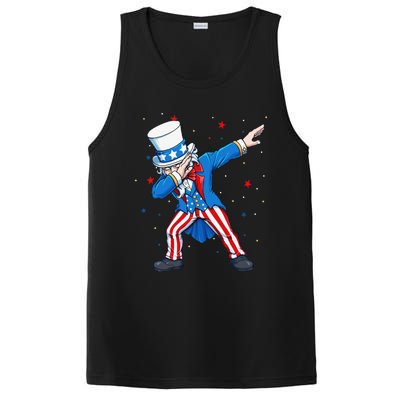 Dabbing Uncle Sam 4th of July PosiCharge Competitor Tank