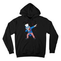 Dabbing Uncle Sam 4th of July Tall Hoodie