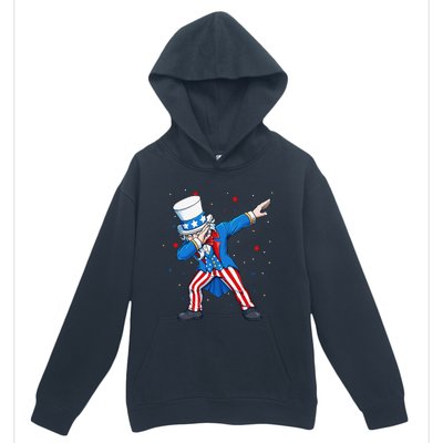 Dabbing Uncle Sam 4th of July Urban Pullover Hoodie