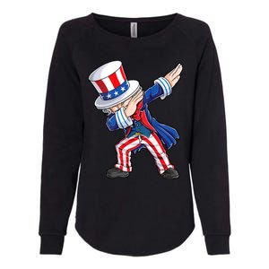 Dabbing Uncle Sam 4th Of July American Flag Womens California Wash Sweatshirt