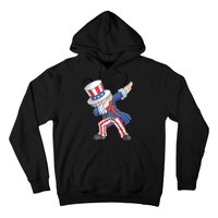 Dabbing Uncle Sam 4th Of July American Flag Hoodie