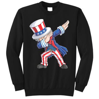 Dabbing Uncle Sam 4th Of July American Flag Sweatshirt