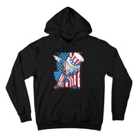 Dabbing Uncle Sam 4th Of July Usa Flag Hoodie