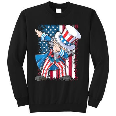 Dabbing Uncle Sam 4th Of July Usa Flag Sweatshirt