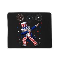 Dabbing Uncle Sam Fireworks 4th of July Funny Mousepad