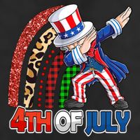 Dabbing Uncle Sam Rainbow 4th Of July Patriotic Gift 11oz C Handle Ceramic Mug