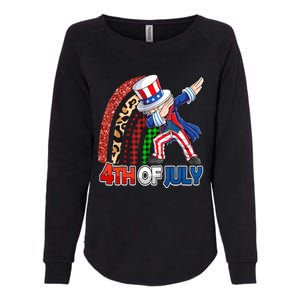 Dabbing Uncle Sam Rainbow 4th Of July Patriotic Gift Womens California Wash Sweatshirt