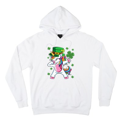 Dabbing Unicorn St Patricks Day Irish Dab Funny Gift Hoodie