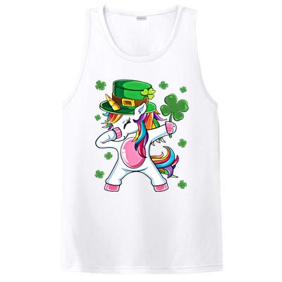 Dabbing Unicorn St Patricks Day Irish Dab Funny Gift PosiCharge Competitor Tank