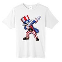 Dabbing Uncle Sam 4th of July Wo Funny Dab Dance Tall Fusion ChromaSoft Performance T-Shirt