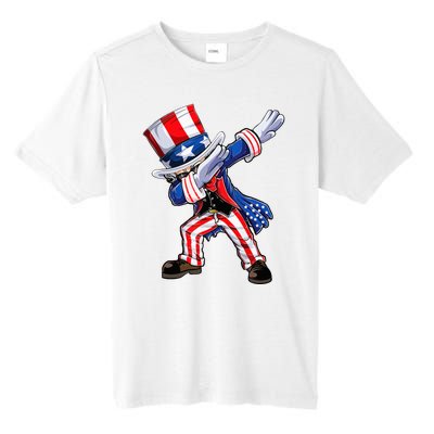 Dabbing Uncle Sam 4th of July Wo Funny Dab Dance Tall Fusion ChromaSoft Performance T-Shirt