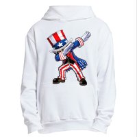 Dabbing Uncle Sam 4th of July Wo Funny Dab Dance Urban Pullover Hoodie