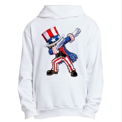 Dabbing Uncle Sam 4th of July Wo Funny Dab Dance Urban Pullover Hoodie