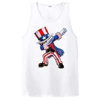 Dabbing Uncle Sam 4th of July Wo Funny Dab Dance PosiCharge Competitor Tank