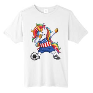 Dab Unicorn United States Football Soccer Jersey US Flag Tall Fusion ChromaSoft Performance T-Shirt