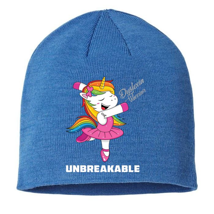 Dyslexia Unicorn Unbreakable Dyslexia Warrior Awareness Gift Sustainable Beanie