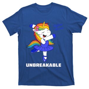 Dystonia Unicorn Unbreakable Dystonia Warrior Awareness Gift T-Shirt