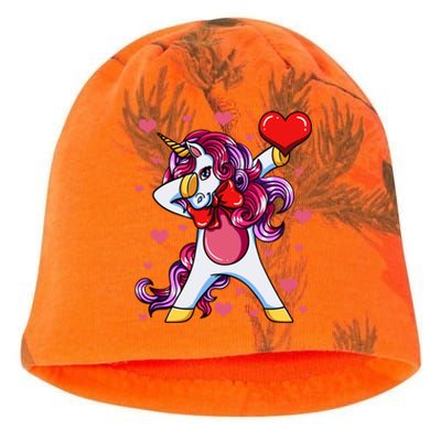 Dabbing Unicorn Valentine's Day Heart Love Great Gift Kati - Camo Knit Beanie