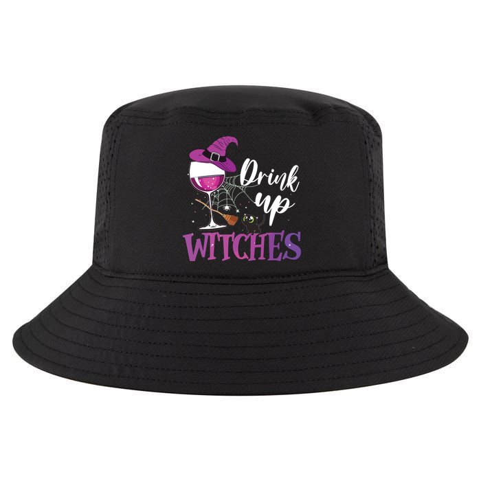 Drink Up Witches Wine Lover Drinking Halloween Costume Cool Comfort Performance Bucket Hat