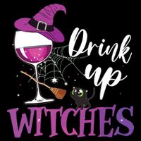 Drink Up Witches Wine Lover Drinking Halloween Costume 16 in Basic Backpack