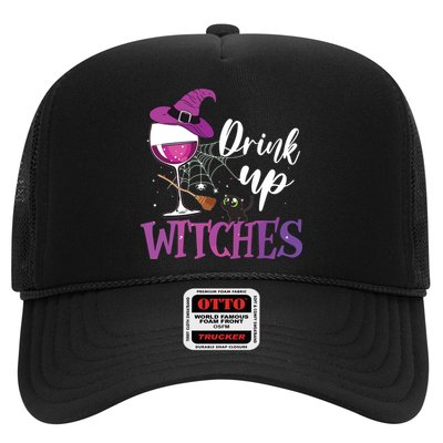 Drink Up Witches Wine Lover Drinking Halloween Costume Trucker Hat