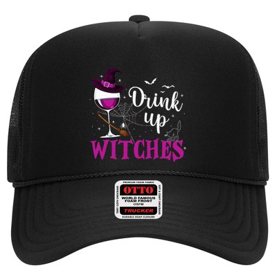 Drink Up Witches Wine Lover Drinking Halloween Costume Trucker Hat