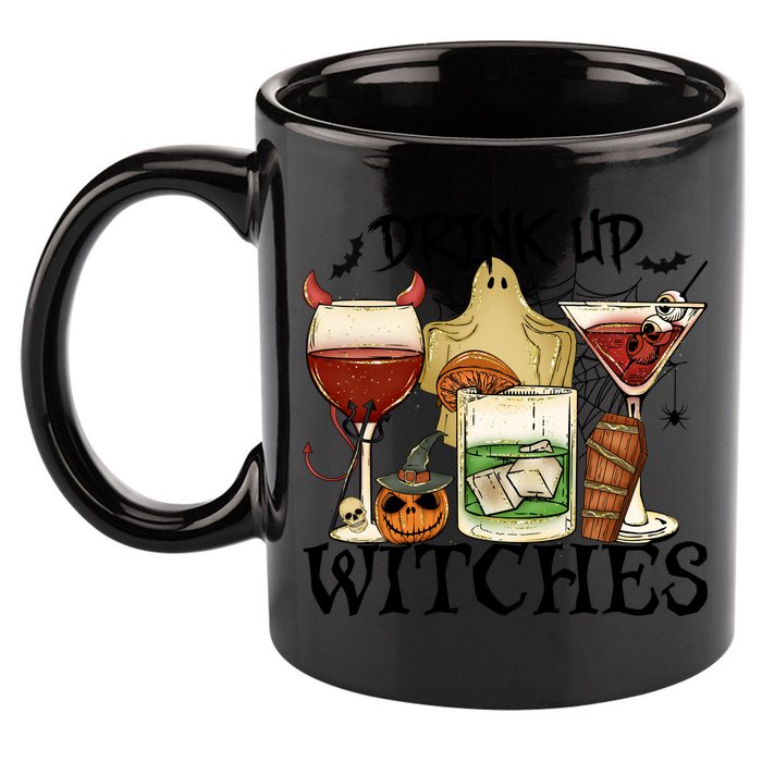 Drink Up Witches Halloween Witch Drinking Party Gift 11oz C Handle Ceramic Mug