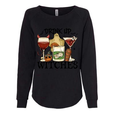 Drink Up Witches Halloween Witch Drinking Party Gift Womens California Wash Sweatshirt